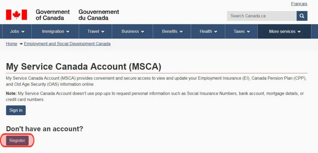 address change Canada Pension Plan (CPP)