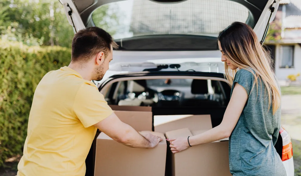 couple coping with moving away from family
