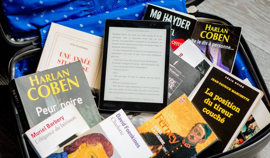 Bonus Step: Use Suitcases to Carry Your Books