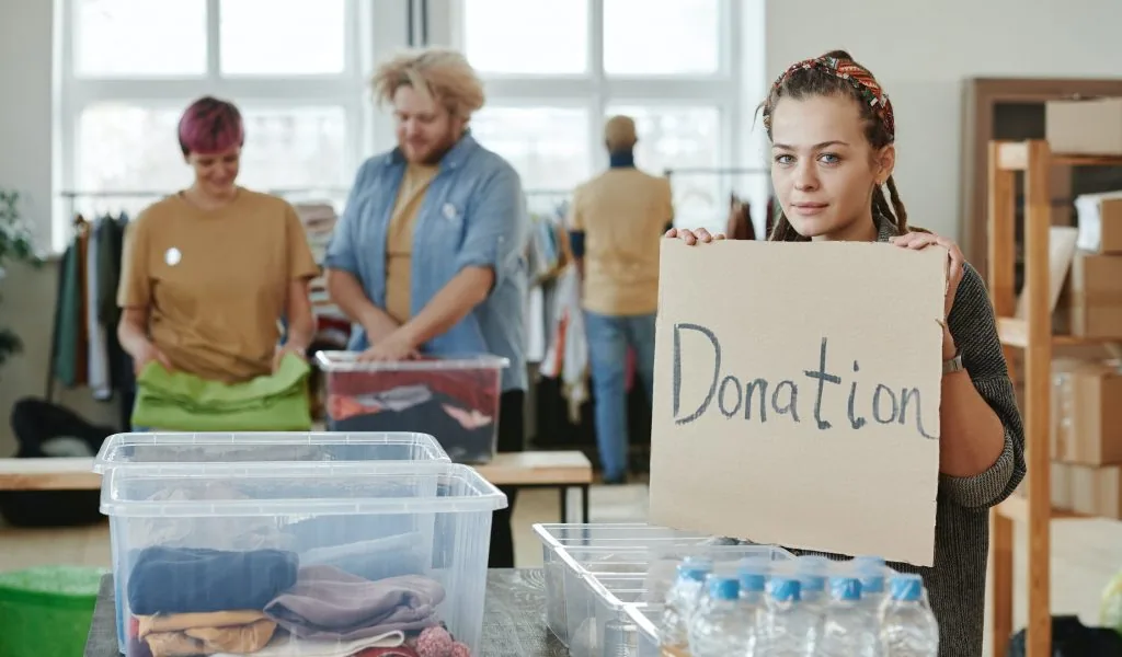 Step 1 Donate Shoes You Don't Need Anymore