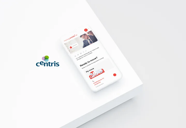Centris and MovingWaldo partnership visual
