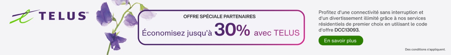 Offre spéciale de TELUS pour la clientèle de MovingWaldo