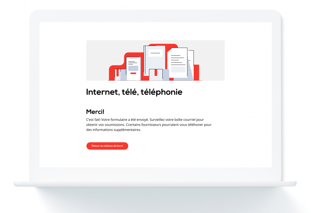 Ecran Module Internet