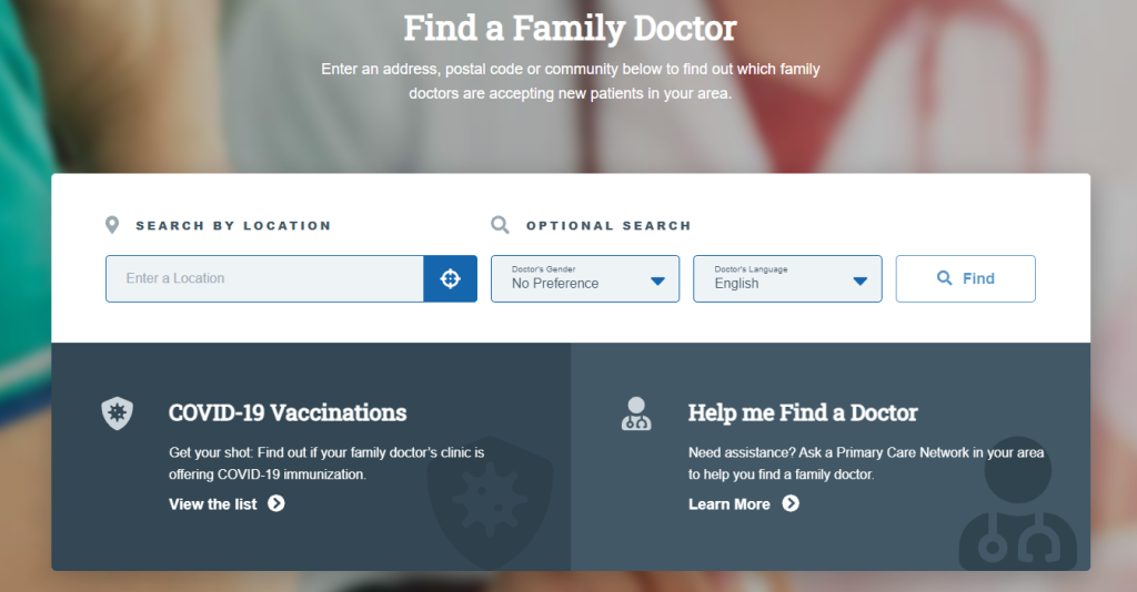 alberta find a doctor