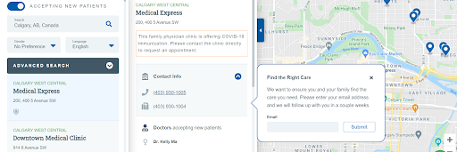 alberta find a doctor