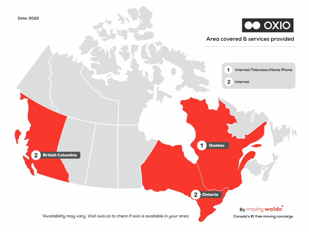 oxio internet review map of serviced areas