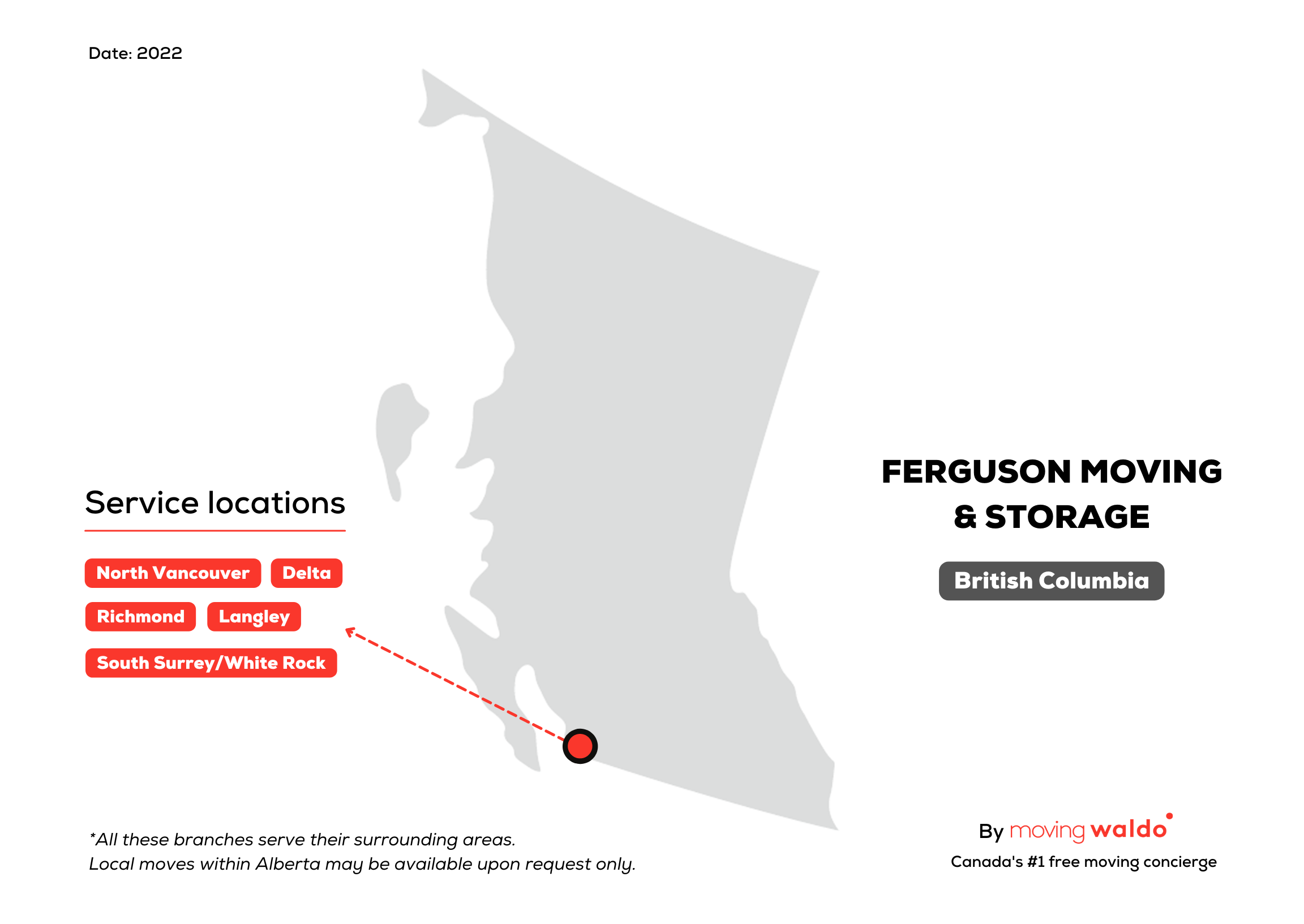 Ferguson Moving & Storage - Service locations