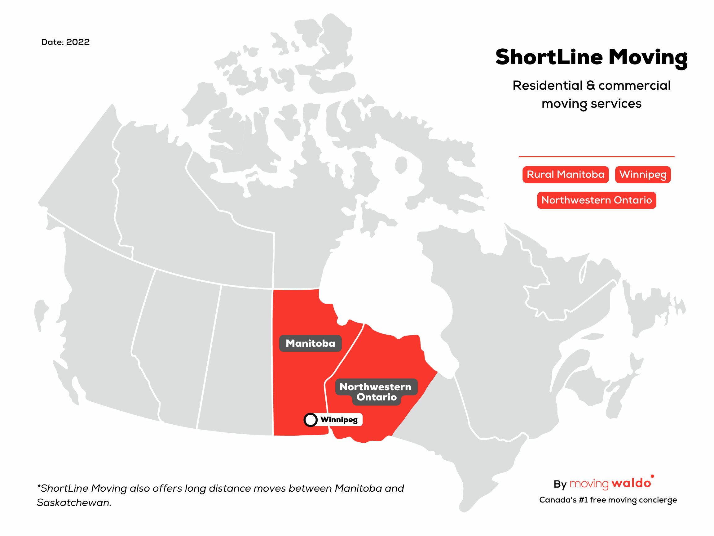 ShortLine Moving - Map