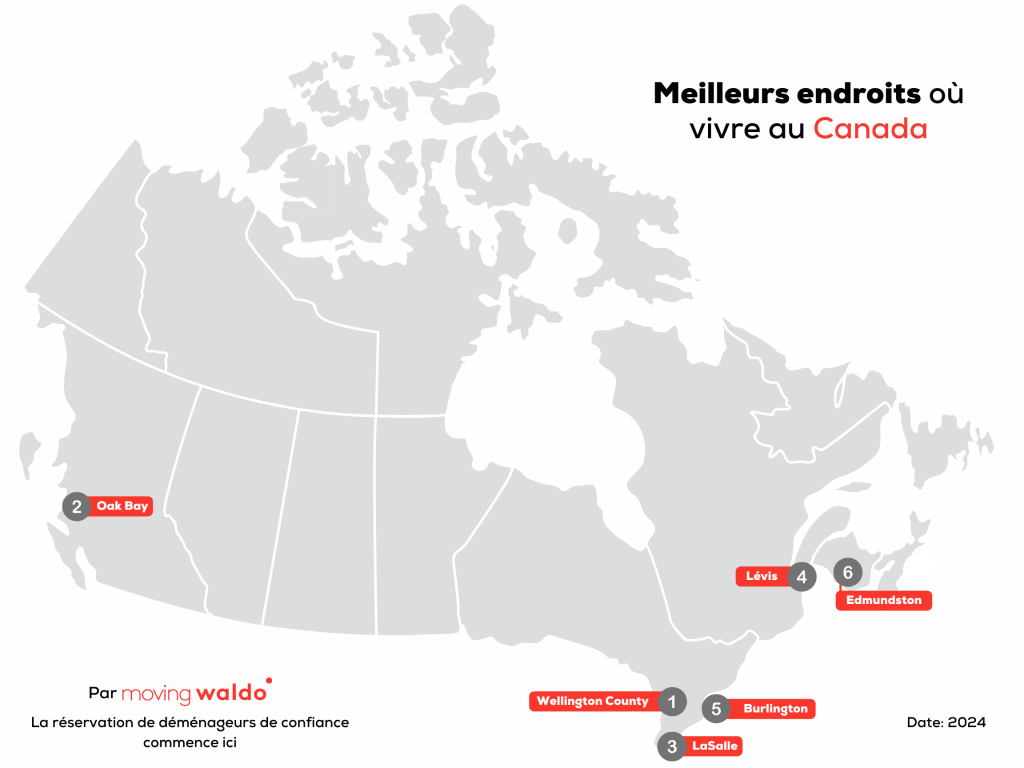 Le top 6 des Meilleurs endroits où vivre au Canada avec la meilleure qualité de vie 2024