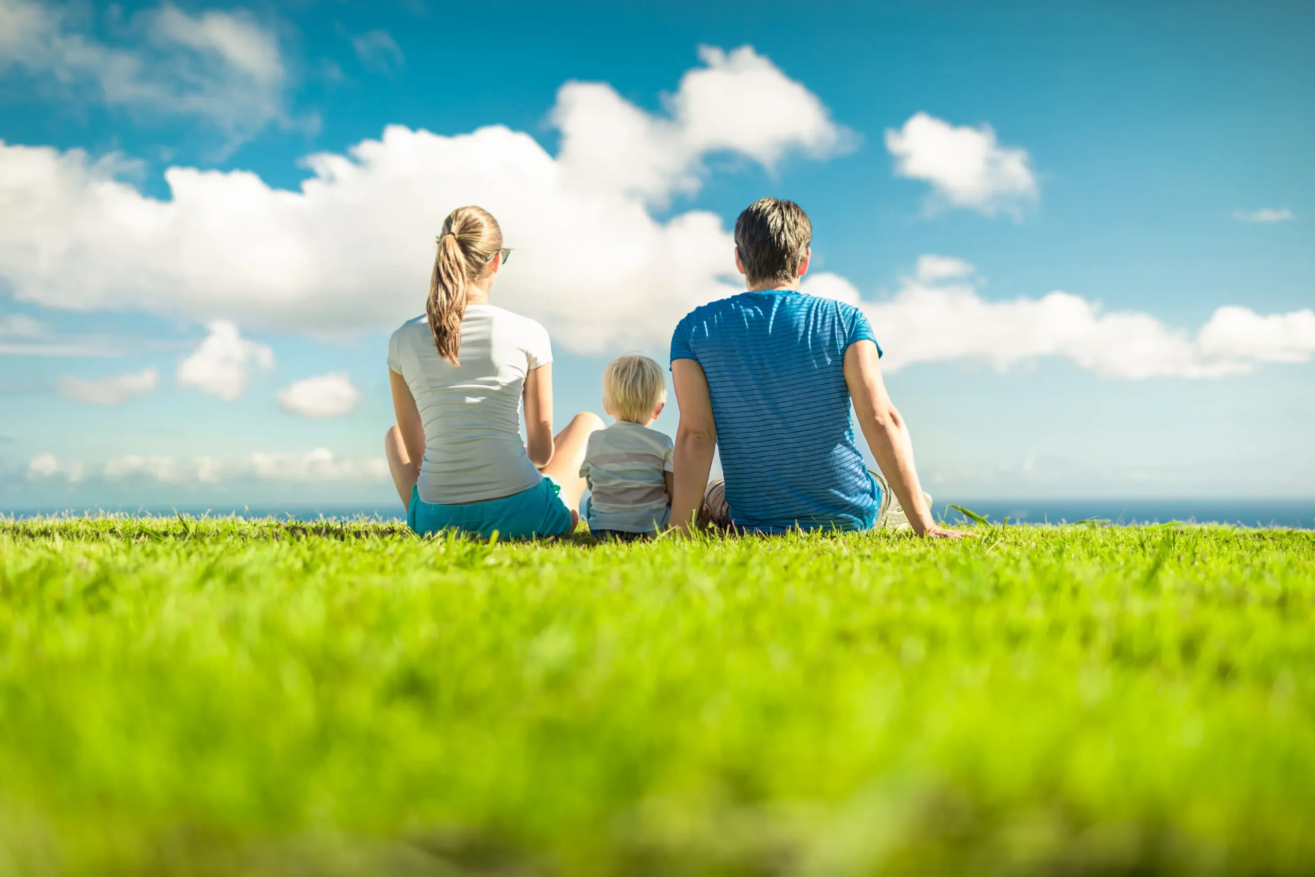family in the sun in texas