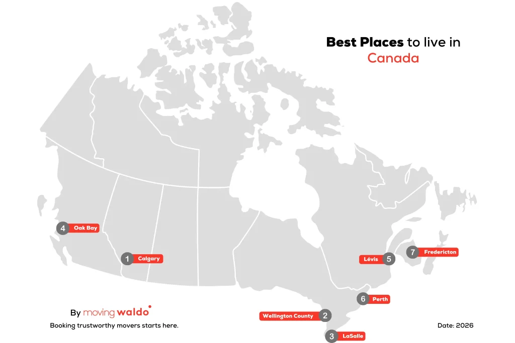 best places to live in canada 2026 map by movingwaldo
