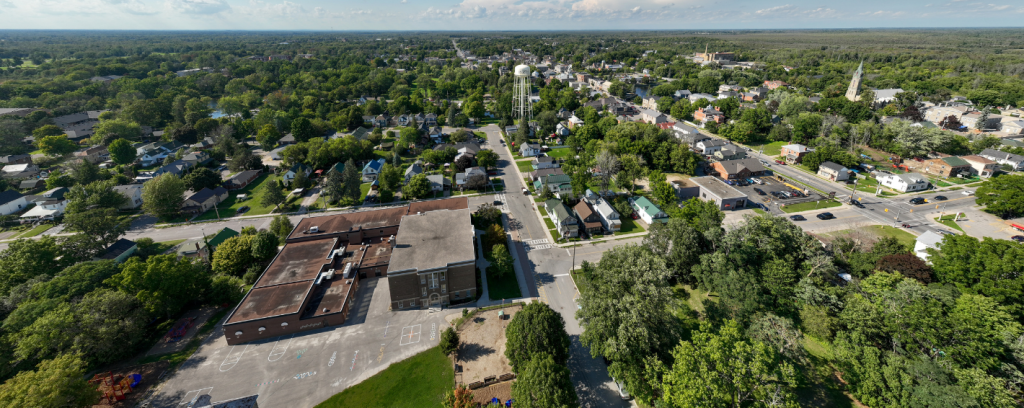 perth ontario aerial view
