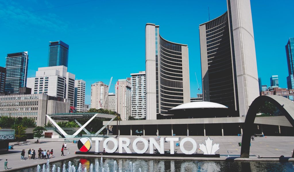 Moving to Toronto, ON, Canada - Nathan Phillips Square next to Toronto City Hall