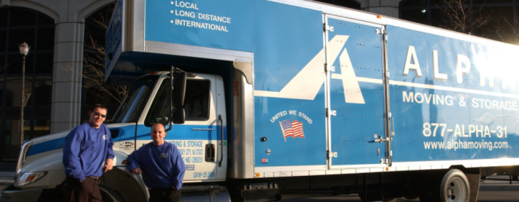 alpha moving & storage truck